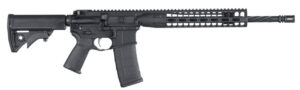 LWRC DI AR-15 5.56mm, 16" Spiral-Fluted Barrel, NiCorr, Compact Stock, 30rd LWRC International 3 LWRC DI AR-15 5.56mm