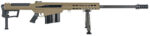 Barrett M107A1, 50 BMG, 29" Barrel, Flat Dark Earth Cerakote, Includes Bipod/Pelican Case, 10rd 3 Barrett M107A1