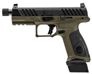 Beretta APX A1 Tactical 9mm, 4.8" Threaded Barrel, Olive Drab Green Frame, Black Slide/Grip, 21rd Beretta 3 Beretta APX A1 Tactical 9mm