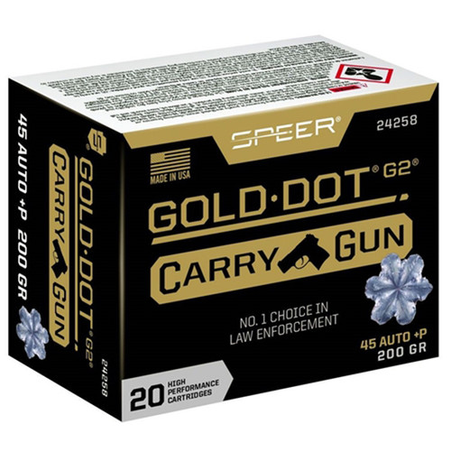 Speer Gold Dot Carry Gun 45 ACP +P Speer Gold Dot Carry Gun 45 ACP +P