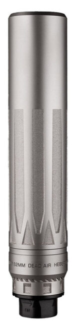 Dead Air Armament Nomad LTi XC, Suppressor, 8.8" Length, Rated Up to 300 Remington Ultra Magnum, Titanium, Bead Blasted Finish, Silver, Xeno Adapter & DA124 Omni Brake 3 Dead Air Armament Nomad LTi XC