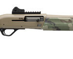 Winchester SX4 Defender 12 Ga, 3" Chamber 18.5" Barrel, Flat Dark Earth Rec, Woodland Camo, 4rd 1 Winchester SX4 Defender 12 Ga