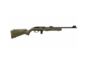 Rossi, RS22, Semi-automatic Rifle, 22 LR, 18" Barrel, Olive Drab Green Finish, Synthetic Stock, 10Rd, Adjustable Fiber Optic Sights Rossi 3 Rossi