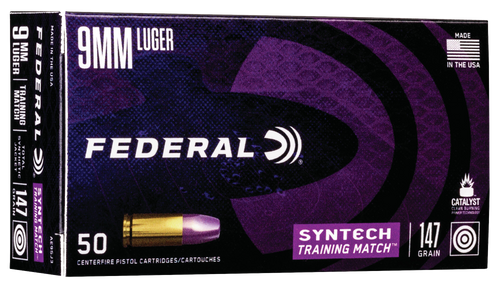 Federal Syntech Training Match 9mm Federal Syntech Training Match 9mm