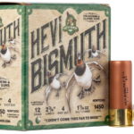 Hevishot Hevi-Bismuth Waterfowl 12 Ga, 2.75", 1 1/4oz, 4 Shot, 25rd Box Hevishot 1 Hevishot Hevi-Bismuth Waterfowl 12 Ga