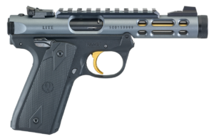 Ruger Mark IV 22/45 Lite .22 LR, 4.4" Threaded Barrel, Diamond Gray, 10rd Ruger 3 Ruger Mark IV 22/45 Lite .22 LR