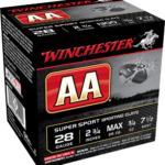 Winchester AA Sporting Clay 28 Ga, 2.75", 3/4 oz, 7.5 Shot, 100rd Box 1 Winchester AA Sporting Clay 28 Ga