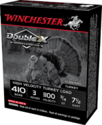 Winchester Double X Diamond Grade 410 Ga, 3", 3/4 oz, 7.5 Shot, 10rd Box 3 Winchester Double X Diamond Grade 410 Ga