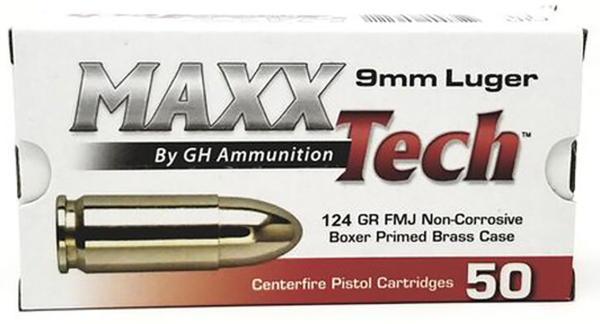 MaxxTech 9mm 124gr MaxxTech 9mm 124gr