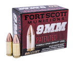 Fort Scott TUI 9mm, 115gr, TPD-9 Coating, Solid Copper Spun, 20rd Box 3 Fort Scott TUI 9mm