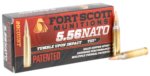 Fort Scott Munitions Tumble Upon Impact 5.56x45mm, 55gr, Solid Copper Spun, 20rd Box 3 Fort Scott Munitions Tumble Upon Impact 5.56x45mm