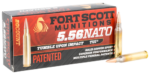 Fort Scott Tumble Upon Impact 5.56x45mm, 62gr, Solid Copper Spun, 20rd Box 3 Fort Scott Tumble Upon Impact 5.56x45mm