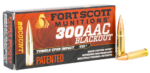 Fort Scott 300 Blackout, 115gr, Tumble Upon Impact, Solid Copper Spun, 20rd Box 3 Fort Scott 300 Blackout