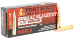 Fort Scott 300 Blackout, 190gr, Subsonic, Solid Copper Spun, 20rd Box 3 Fort Scott 300 Blackout