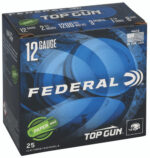 Federal Top Gun 12 Ga, 2.75", 1 1/8 oz, Paper Wad, 8 Shot, 25rd Box 3 Federal Top Gun 12 Ga