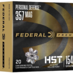 Federal Premium 357 Mag, 154gr, Jacketed Hollow Point, 20rd Box 2 Federal Premium 357 Mag