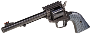 Heritage Rough Rider Tactical Cowboy .22 LR, 6.50" TB, FO Front, Sight Rail, Black, 6rd Heritage Mfg 3 Heritage Rough Rider Tactical Cowboy .22 LR