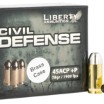 Liberty Ammunition Civil Defense 45 ACP +P, 78gr, LFFHP, Brass Case, 20Bx/50Cs 2 Liberty Ammunition Civil Defense 45 ACP +P