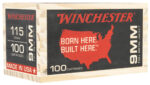 Winchester USA 9mm, 115gr, Full Metal Jacket Flat Nose, 100rd Box 3 Winchester USA 9mm