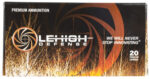 Lehigh Defense 308 Winchester, 152gr, Controlled Chaos, 20rd Box 3 Lehigh Defense 308 Winchester