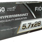 Fiocchi Hyperformance Defense 5.7x28mm, 40gr, Tipped Hollow Point, 50rd Box 2 Fiocchi Hyperformance Defense 5.7x28mm