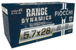 Fiocchi Range Dynamics 5.7x28mm, 62gr, Full Metal Jacket, 50Bx/10Cs 3 Fiocchi Range Dynamics 5.7x28mm