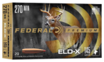 Federal Premium 270 Winchester, 145gr, ELD-X Polymer Tip, 20rd Box 3 Federal Premium 270 Winchester