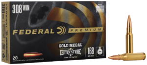 Federal Ammo Gold Medal Premium 308 Win, 168gr, OTM, 20Bx/10Cs Federal Ammunition 3 Federal Ammo Gold Medal Premium 308 Win