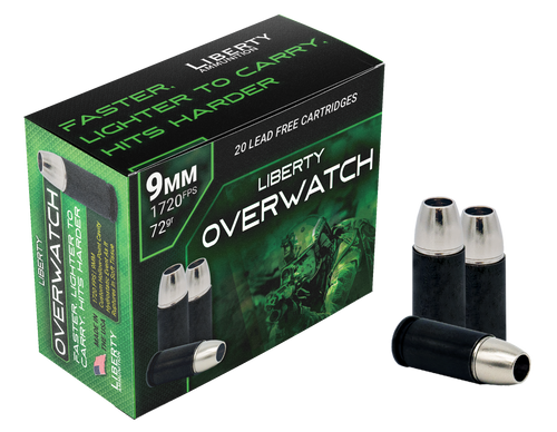 Liberty Ammunition OverWatch Defense 9mm Liberty Ammunition OverWatch Defense 9mm