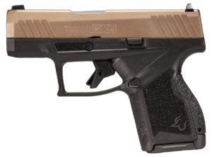 Taurus GX4, 9mm, 3" Satin Black Barrel, Midnight Bronze Serrated Slide, 11rd Taurus 3 Taurus GX4