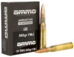 Ammo Inc Incorporated 50 BMG, 660gr, Full Metal Jacket, 10rd Box 3 Ammo Inc Incorporated 50 BMG