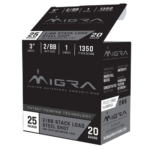 Migra Combinational 20 Ga, 3", 1 oz, 4/6 Steel Shot, 25rd Box 2 Migra Combinational 20 Ga