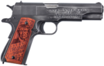 Auto-Ordnance 1911 "Trump Save America" 45 ACP, 5" Barrel, Custom Engraved Wood Grip, 7rd 3 Auto-Ordnance 1911 "Trump Save America" 45 ACP