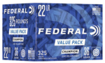 Federal Champion Training 22 LR, 36gr, Lead Hollow Point, 325rd Box 3 Federal Champion Training 22 LR