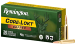 Remington Core-Lokt 243 Winchester, 85gr, Copper Hollow Point, 20rd Box 3 Remington Core-Lokt 243 Winchester