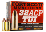 Fort Scott Self Defense 32 ACP, 71gr, Solid Copper Spun, 20rd Box 3 Fort Scott Self Defense 32 ACP