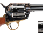 Cimarron Pistolero 9mm/357 Magnum, 4.75" Barrel, Case Hardened, Wood Grip, 6rd 1 Cimarron Pistolero 9mm/357 Magnum