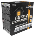 Fiocchi Dynamics Defense 12 Ga, 2.75", Buckshot, 25rd Box 3 Fiocchi Dynamics Defense 12 Ga