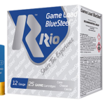 Rio Game Load Blue Steel 12 Ga, 2.75", 1 1/8 oz, 25rd Box 1 Rio Game Load Blue Steel 12 Ga