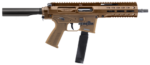 B&T SPC10 9mm, 8.9" Barrel, Coyote Brown, Buffer Tube, Glock Mag Compatible, 30rd 3 B&T SPC10 9mm