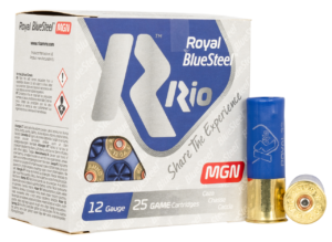 Rio Royal BlueSteel 12 Ga, 3", 1 1/8 oz, BB Shot, 25rd Box Rio Ammunition 3 Rio Royal BlueSteel 12 Ga