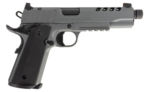 Tisas 1911 Night Stalker 9mm, 5.55" Threaded Barrel, Gray Cerakote, Optic Ready, 8rd 3 Tisas 1911 Night Stalker 9mm