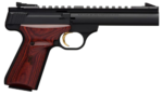 Browning Buck Mark 22 LR, 5.5" Barrel, Black, Cocobolo Grip, 10rd 3 Browning Buck Mark 22 LR