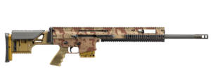 FN SCAR 17S 7.62x51mm, 16.25" Barrel, Hydro Dipped Chocolate Chip Desert Camo, 20rd FN America 3 FN SCAR 17S 7.62x51mm