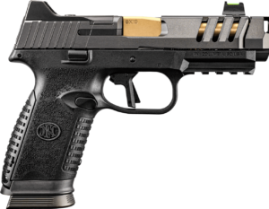 FN 509 CC Edge XL 9mm, 4.2" Gold Barrel, Black, FN Compensator, 10rd FN America 3 FN 509 CC Edge XL 9mm