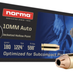 Norma Safeguard 10mm, 180gr, Jacketed Hollow Point, 50rd Box 1 Norma Safeguard 10mm