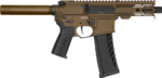 CMMG Banshee MK4 22 LR, 4.5" Taper Threaded Barrel, Midnight Bronze Cerakote, Pistol Tube, 25rd 3 CMMG Banshee MK4 22 LR