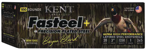 Kent Cartridge Fasteel South Exclusive Bayou Blend 20 Ga Kent Cartridge Fasteel South Exclusive Bayou Blend 20 Ga