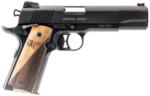 Gforce Chronicle 1911 9mm, 4.4" Barrel, Black, Turkish Walnut Grip, 9rd 3 Gforce Chronicle 1911 9mm