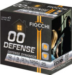 Fiocchi Defense 12 Ga, 2.75", 9 Pellet, 00 Buck, 25rd Box 3 Fiocchi Defense 12 Ga